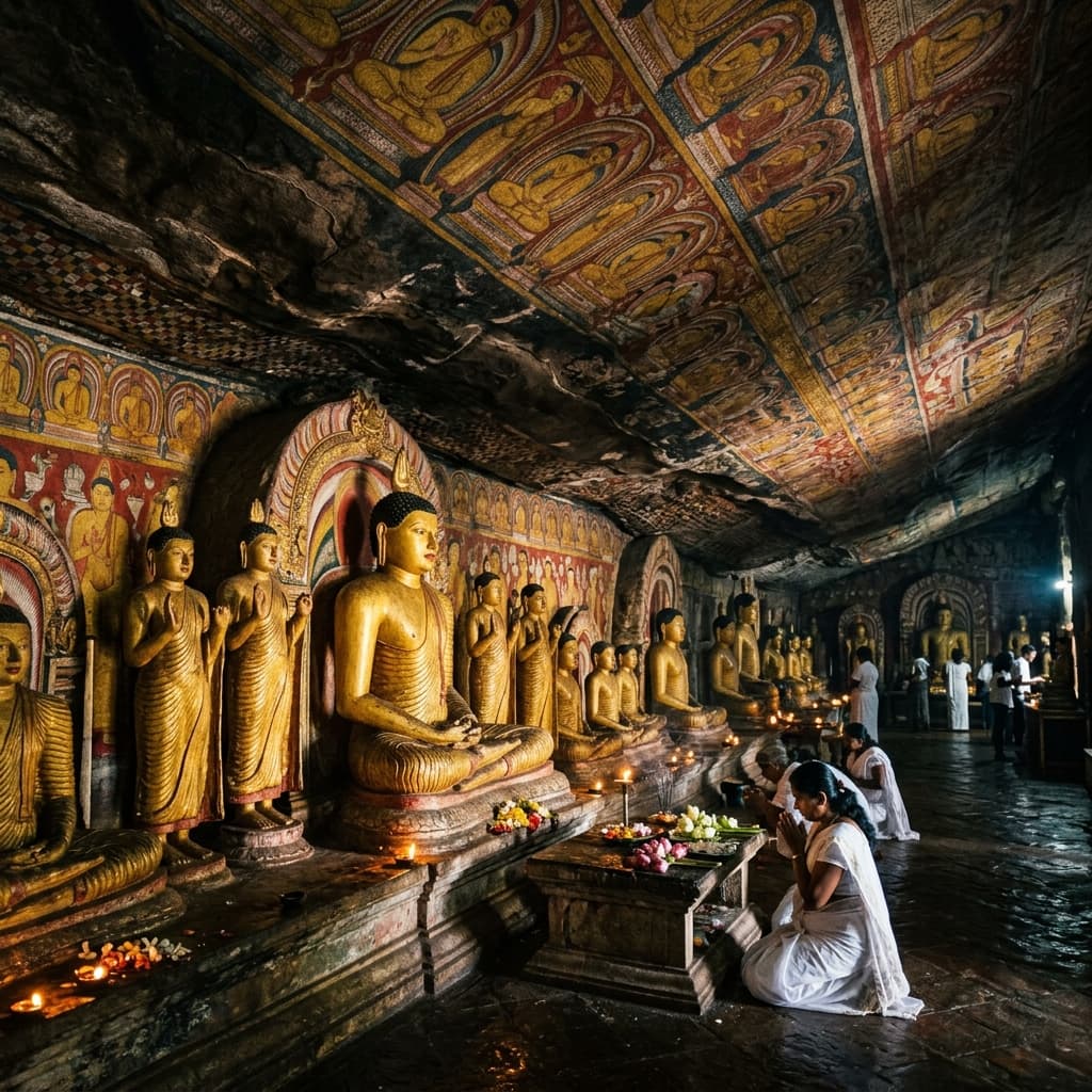 Dambulla Cave Temple — Luxury Destination in Sri Lanka